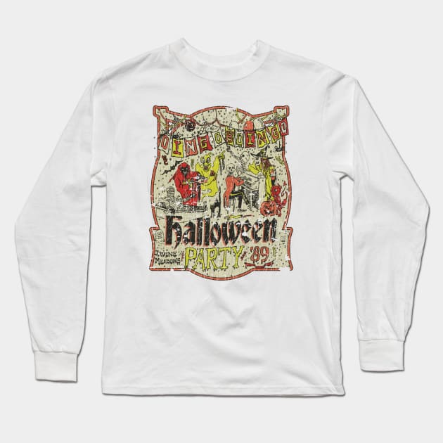 Oingo Boingo Halloween Party 1989 Long Sleeve T-Shirt by JCD666